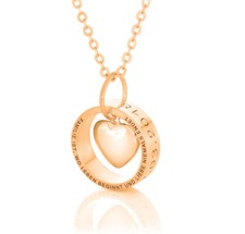 Ring Anhänger Kette mit