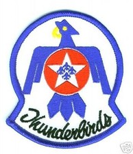 USAF F-16 Thunderbirds Display Team Einheit Abzeichen Aufnäher