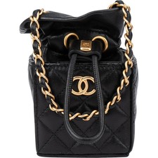 Chanel Quilted Leather Micro