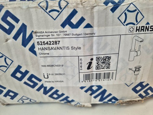 Hansa hansavantis style chrome - hansa,