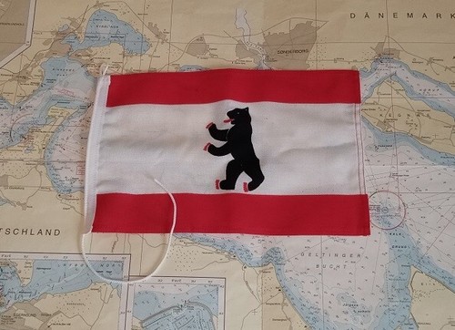 Städteflagge berlin 20x30 - städteflagge,
