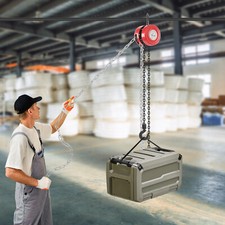 Kettenzug 1000kg 1t 3m Handkettenzug Hebezug Seilzug Kran Kettenflaschenzug Kett