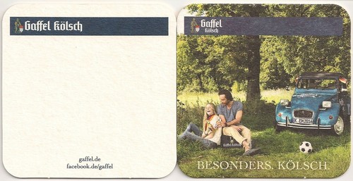 Gaffel kölsch bierdeckel - gaffel,