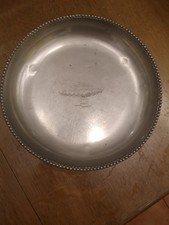 Zinnteller 26 cm, 4. Februar