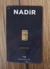 1 g Goldbarren Nadir Feingold