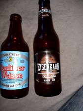 Orginal Bierflaschen mit Etikett DDR Etwa 1980 Brasilien 2000