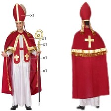 Heiliger Bischof XL Bischofsstab Nikolaus Bischofskostüm Kostüm Weihnachten