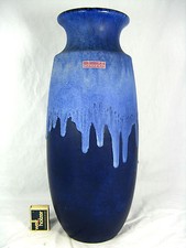 70´s design Scheurich " Fat Lava " Keramik vase in a rare glaze variation 239-41