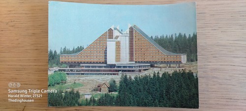 Postkarte oberhof interhotel - oberhof,
