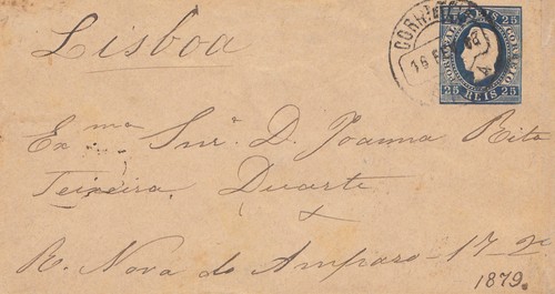 Portugal 1888 brief nach - 1888:,