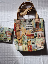 Tasche Gobelin Häuser, 32 x