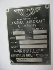 Nameplate id plate plate s89