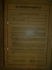 KFZ-BRIEF-PAPPBRIEF-MERCEDES