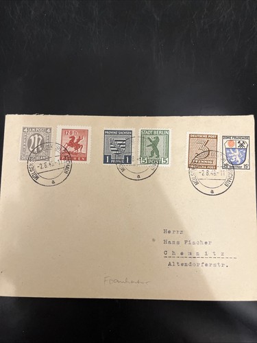 Zonen brief mif - brief, /