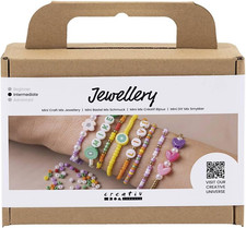 Mini Craft Mix Schmuck, Bunte Armbänder, 1 Packung, klein