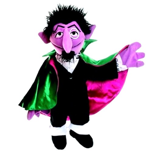 Graf zahl handpuppe - graf,