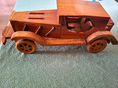 Holz spielzeugauto oldtimer - spielzeugauto,
