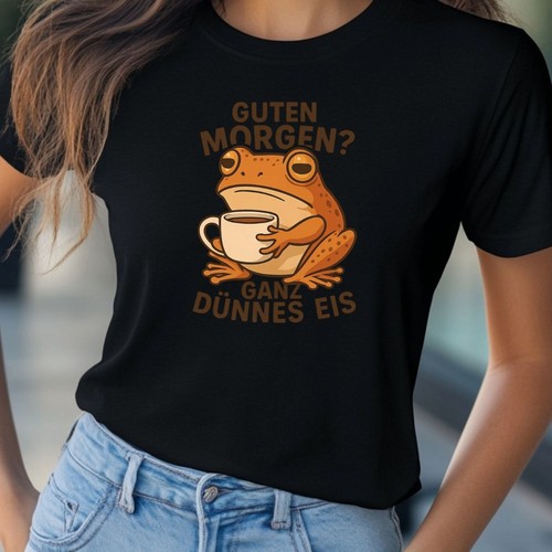 Shirt frauen frosch - t-shirt, mit