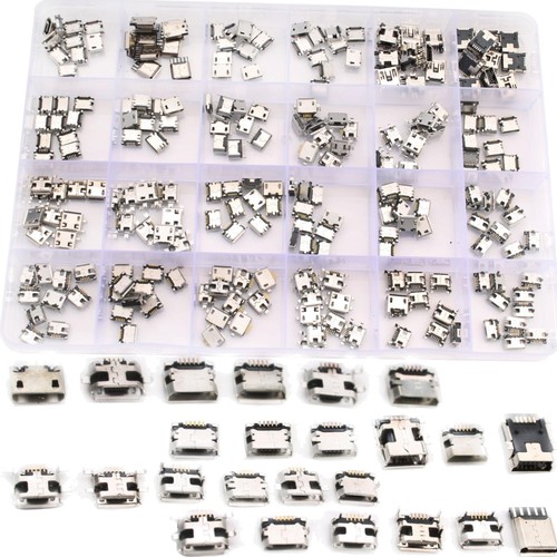 Micro usb buchse - buchse, stecker