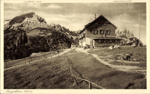Garmisch partenkirchen in - ak,