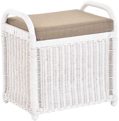 Rattan sitzbank sitzhocker - sitzbank, mit