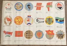 DDR Plakat der Jugend- und Studentenverbände der Welt 86x60 cm