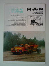 Prospekt LKW MAN Kurzhauber Sattelzug Allrad 13.230 HS 13.230HSA