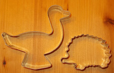 XL Ausstecher Igel 8cm Gans 11cm Tiefe Metall Ausstechformen Herbst St. Martin