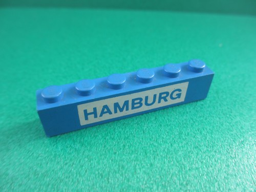 Lego stein blau bedruckt - lego, 6