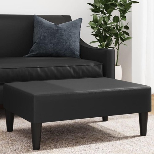 Fußhocker schwarz 77x55x31 - schwarz,