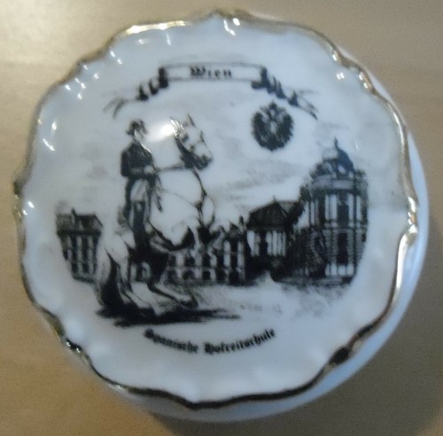 Kleine porzellan deckeldose - kleine,