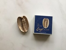 Handschmeichler Bronze Engel  4,3 cm in Geschenkschachtel Maria Laach