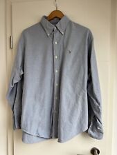 True Vintage Polo Sport Ralph Lauren Oxford Shirt Blau Blue Hellblau Gr.M Hemd