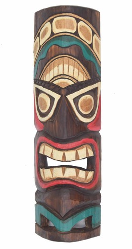 Tiki maske 50cm holzmaske - maske,