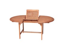 Ausziehtisch Gartentisch Holztisch Gartenmöbel Tisch 170x100cm Holz 2. WAHL