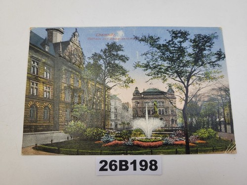 Postkarte chemnitz rathaus - postkarte, pk