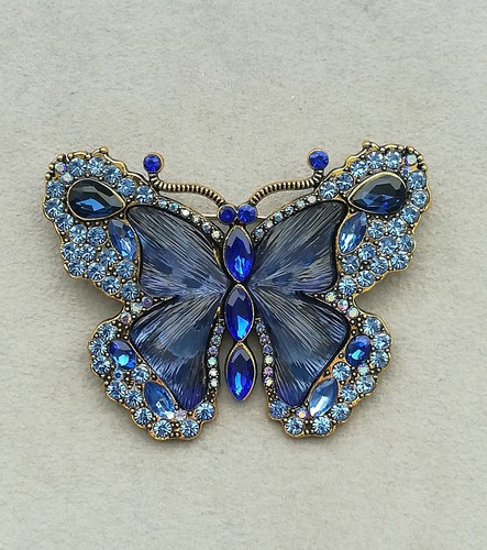 Schmetterling brosche gold - schmetterling,