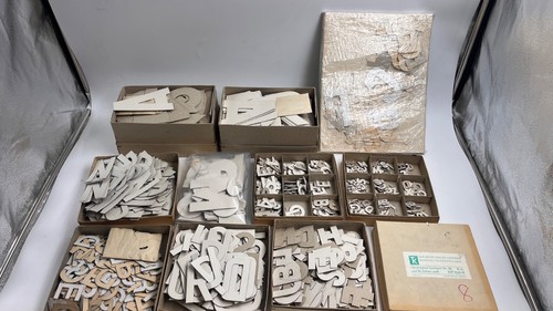 Konvolut papierbuchstaben - konvolut,