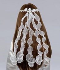 Kopfschmuck Haarschmuck Haarreif Haarkranz zum Kommunionkleid Kommunionskleid *2