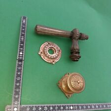 Türknauf + Klinke, Messing, aufwändiges Design, um 1900