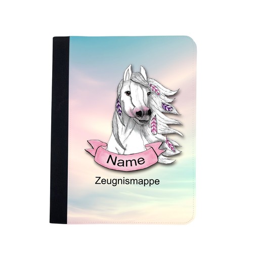 Zeugnismappe pferd - zeugnismappe,