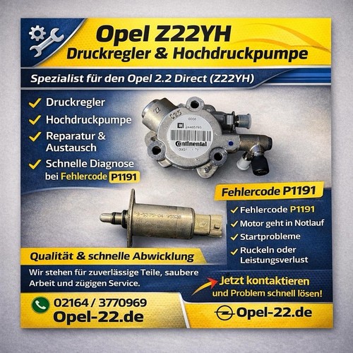 Opel hochdruckpumpe z22yh - ✅,