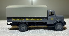 Wiking - Henschel Pritschen-LKW "Deutsche Bundesbahn" Vitrinenmodell neuwertig