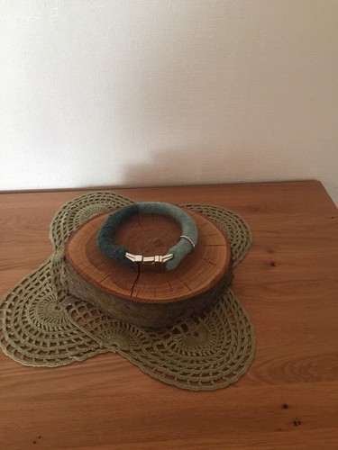Hundehalsband strickfilz - hundehalsband,
