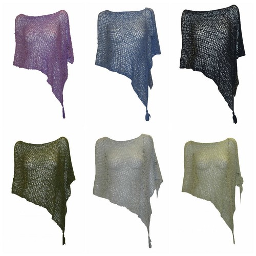 Damen boho häkel - boho, poncho