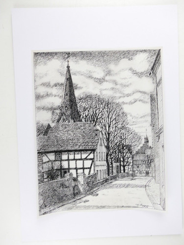 Werner simmang zeichnung 1970 - simmang,