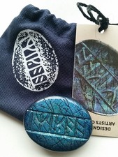 Kili's Runenstein mit Säckchen - THE HOBBIT - Herr der Ringe - Zwerge - NEU !!!