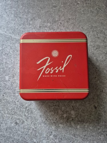 Blechdose von fossil - fossil, orange