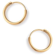 Echt Gold 333 Creolen Ohrringe