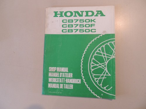 Werkstatthandbuch erg honda - werkstatthandbuch,